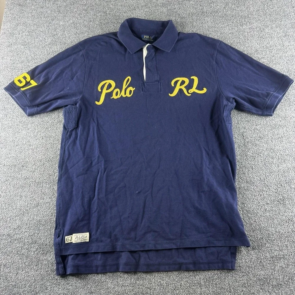 Polo Ralph Lauren Polo Shirt Mens LT Blue Graphic 67 Sporting Goods Tall